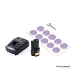 ShineMate EB200A, AKU mini leštička 31 mm, kompletní sada