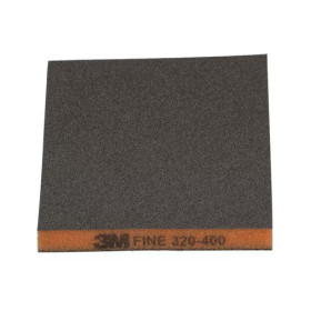 3M Oboustranná brusná houba, 124 x 98 mm, jemná P320 - 400, oranžová