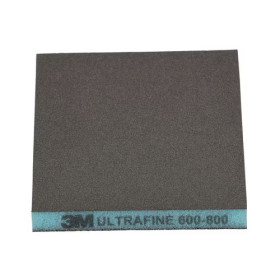 3M Oboustranná brusná houba, 124 x 98 mm, ultrajemná P600 - P800, modrá