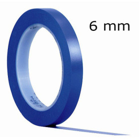Obrysová páska 3M z PVC, modrá, 6,3 mm x 32,9 m
