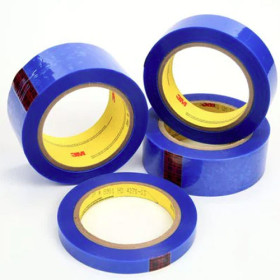 3M Polyesterová maskovací páska pro vysoké teploty, modrá, délka 66 m, různé šířky
