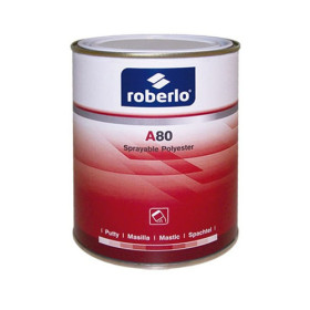 Roberlo A80, stříkací polyesterový tmel, 1 l