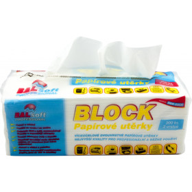 BALsoft Block 2vrstvé papírové utěrky 200 ks
