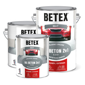 BETEX 2v1 na beton základní i vrchní barva na beton S2131