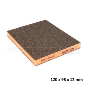 Brusná houba oboustranná Norton, 120 x 98 x 12 mm, Medium, oranžová