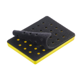 Brusná podložka Mirka 75 x 100 mm, 33 otvorů, střední tuhost, suchý zip