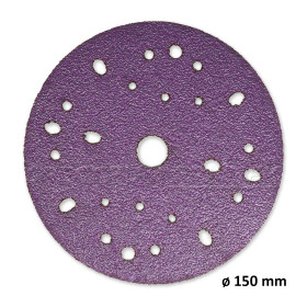 Brusný papír 3M Cubitron II Hookit 737U, průměr 150 mm, víceděrový, P40+