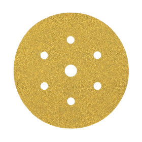 Brusný papír Mirka GOLD, kulatý, průměr 150 mm, 7 děr, různé zrnitosti