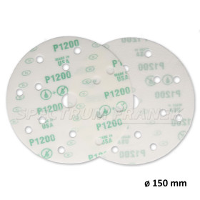 Brusný papír PURE ICE FILM Q175, P1200, kulatý, průměr 150 mm, 15 děr