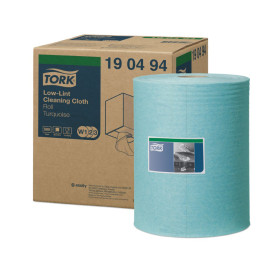 Čisticí utěrka TORK Low Lint, 1 vrstva, 500 útržků 38 x 27,5 cm; 1 role