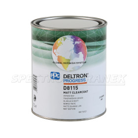 D8115 PPG Deltron Matt Clearcoat, matný čirý lak, 1 l