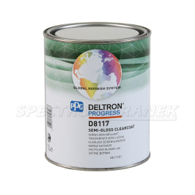 D8117, PPG Deltron Semi-Gloss Clearcoat, polomatný čirý lak, 1 l
