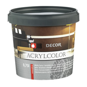 Decor acrylcolor, dekorativní metalická barva
