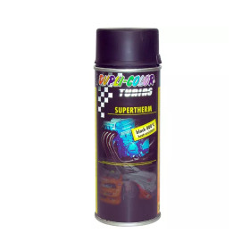 Dupli Color Tuning Supertherm, žáruvzdorný černý lak 800 °C, sprej 400 ml