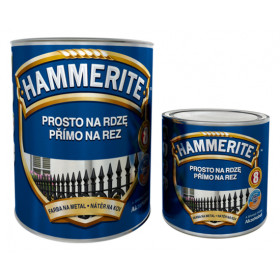 Hammerite - hladká stříbrná 0,7 l+0,25 l