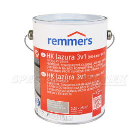 HK lazura Grey Protect, Remmers, stříbřitě šedá (RC-970), 0,75 l