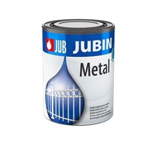 Jubin metal 1001 bílá antikorozní barva na kov značky JUB 0,65 l