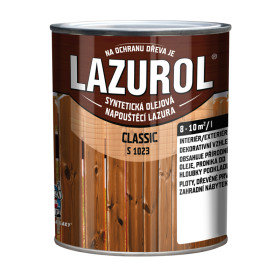 Lazurol Classic S1023, tenkovrstvá lazura na dřevo s obsahem olejů