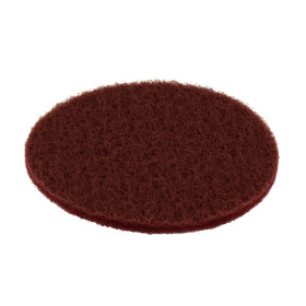 Matovací rohož Mirka MIRLON, kulatá, průměr 150 mm, P360 (Very Fine), červená
