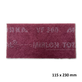 Matovací rohož Mirka MIRLON TOTAL, 115 x 230 mm, P360 (Very Fine), červená