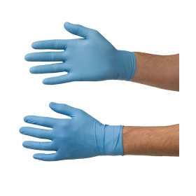 Nitrilové jednorázové rukavice Colad, modré, 100 ks