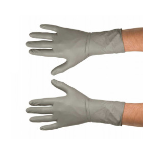 Nitrilové jednorázové rukavice Colad, šedé, 50 ks