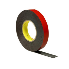 Oboustranná lepicí páska 3M Acrylic Plus PT1100, černá, 12 mm x 20 m