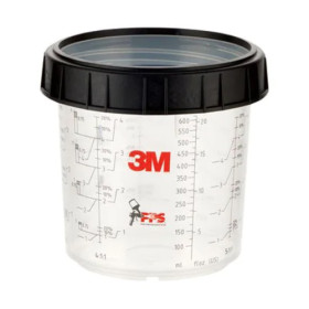 3M PPS Standard kelímek s upevňovacím kroužkem, 650 ml