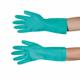 Průmyslové nitrilové rukavice Colad pro opakované použití, zelené