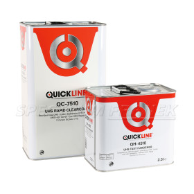 Sada Quickline QC-7510 čirý lak UHS, 5 l + UHS rychlé tužidlo QH-4510, 2,5 l