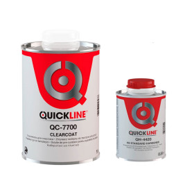 Sada Quickline QC-7700, MS čirý lak, 1 l + MS rychlé tužidlo QH-4210, 0,5 l