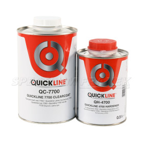 Sada Quickline QC-7700, MS čirý lak, 1 l + tužidlo QH-4700, 0,5 l