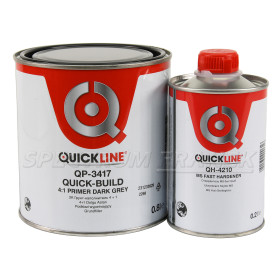 Sada Quickline, tmavě šedý plnič QP-3417 0,8 l + tužidlo QH-4210 0,2 l
