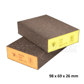 SIA 7991 siasponge block, měkká brusná houba, 98 x 69 x 26 mm