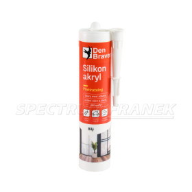 Silikon-akrylový tmel bílý značky Den Braven 280 ml