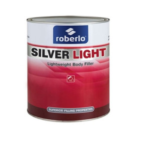 Roberlo Silver Light, lehký karosářský tmel, tmavě šedý, 3 l