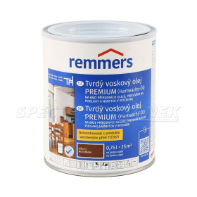Tvrdý voskový olej PREMIUM, Remmers, ořech (RC 660), 0,75 l
