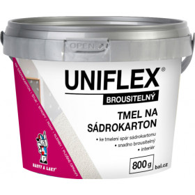 Uniflex tmel akrylový na sádrokarton, zdivo a dřevo 800 g