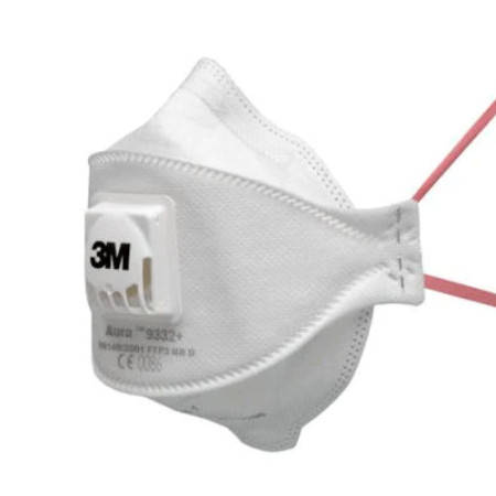 3M respirátor proti prachu FFP3 s ventilkem, standardní velikost