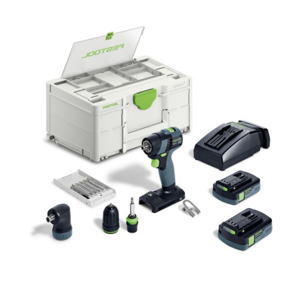 Akumulátorový vrtací šroubovák Festool TXS 18 C 3,0-Set
