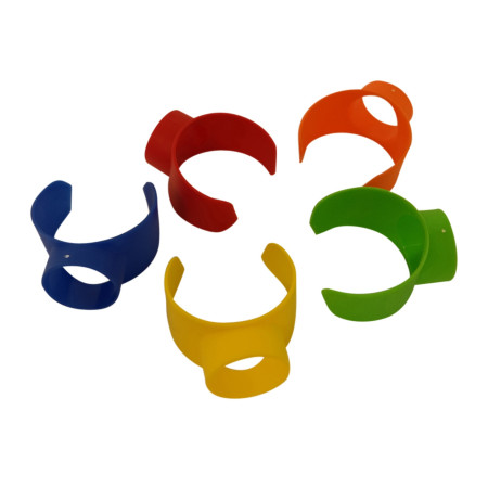 Barevné rozlišovače k lahvi s rozprašovačem, 5 barev