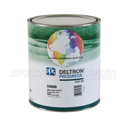 D6000, PPG Deltron Progress UHS DG, Brilliant White (zářivě bílá), 3,5 l