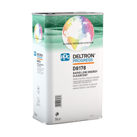 D8178, PPG Deltron Rapid Low Energy Clearcoat, čirý lak, 5 l