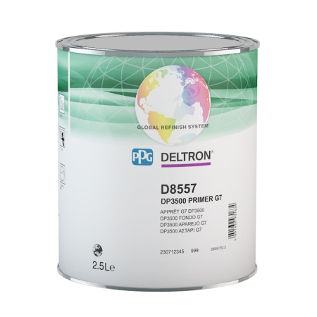 D8557, PPG Deltron základový plnič DP3500, tmavě šedý G7, 2,5 l