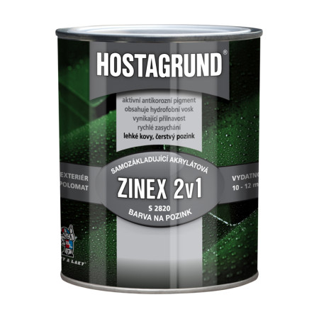 Hostagrund Zinex 2v1 S2820 barva na pozink