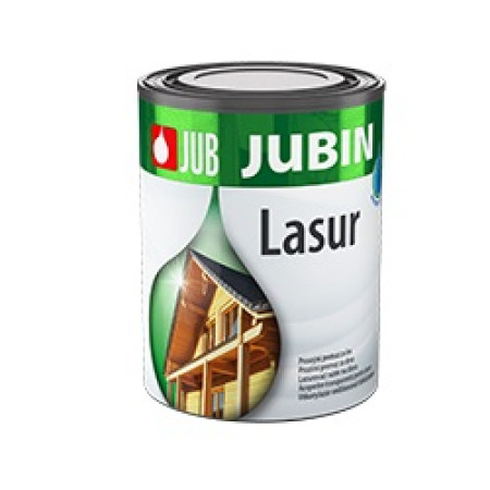 Jubin lasur 100  okr, vodou ředitelná lazura začky JUB 0,65 l