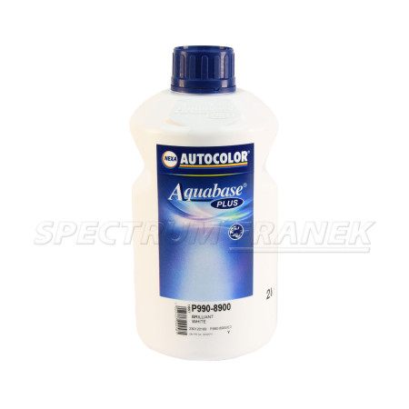 P990-8900, NEXA AUTOCOLOR Aquabase Plus, Brillant White (brilantní bílá), 2 l