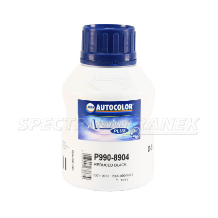 NEXA AUTOCOLOR P990-8904 Aquabase plus slabá černá, 0,5 l