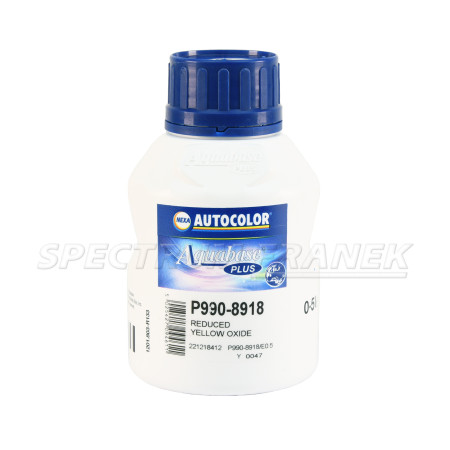 P990-8918, NEXA AUTOCOLOR Aquabase Plus, Reduced Yellow Oxide (tlumený žlutý oxid), 0,5 l