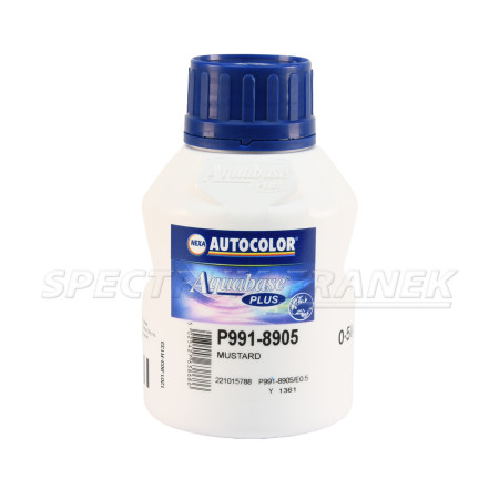 P991-8905, NEXA AUTOCOLOR Aquabase Plus, hořčicová, 0,5 l
